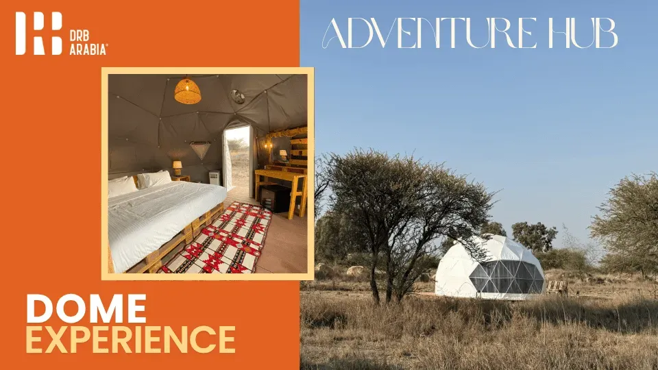 Stay Beneath the Stars with our Dome Experience &#8211; A Luxury Camping Experience in Al Dalghan Park - Image 1